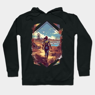 The Spirit of Survival - Diamond Frame - Post Apocalyptic Hoodie